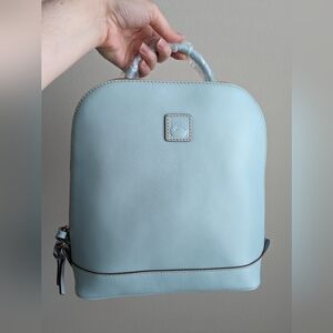 Dooney & Bourke Florentine Zip Pod Backpack Pale Blue